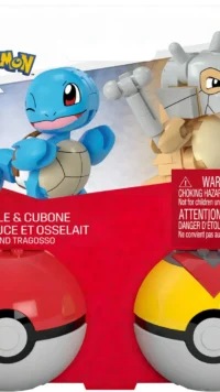 Mega Pokémon Juguete Construcción Pokébola Squirtle & Cubone