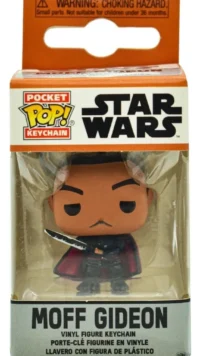 Star Wars Moff Gideon Llavero Figura 4 Cm Pocket Pop Funko