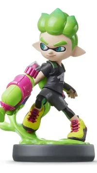 Inkling Boy Neon Green Splatoon 2 Amiibo