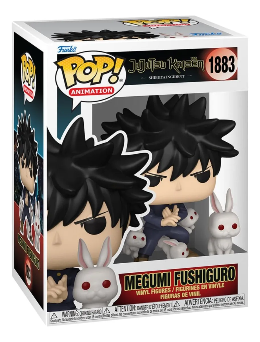Figura Pop! 85323 Jujutsu Kaisen Megumi Fushiguro Con Conejos Funko - Image 3