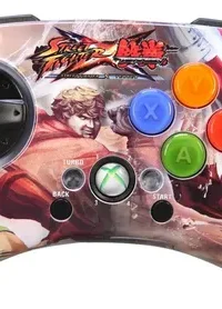 Street Fighter X Tekken Mad Catz Fightpad S.d. Xbox 360 Ken (Usado)
